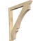 Ekena Millwork Balboa Slat Rough Sawn Outlooker, Douglas Fir, 6"W x 48"D x 48"H OUT06X48X48BOA06RDF - alternate 1